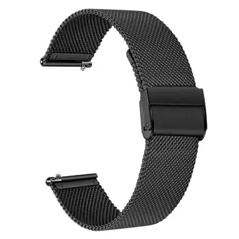Mreže iz Nerjavečega Jekla Watchband za Samsung Galaxy Watch Aktivna 2 40 mm 44 Milanese Band Hitro Sprostitev Zapestje Traku za Active2