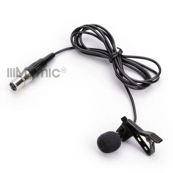 IiiMymic Pro Lavalier River pritrjevalni Cardioid Kondenzator Mikrofon Za Shure Brezžični Telo-Pack Oddajnik Mini 4pin XLR TA4F