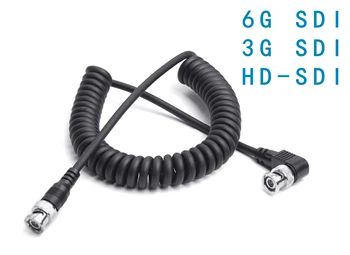 Stretch Kolobarjih broadcast kakovosti 6 G 3G HD-SDI 4K HD SDI pomlad kabel zaslon sliko prenos video kabel signal 75Ω-3 4K 30P