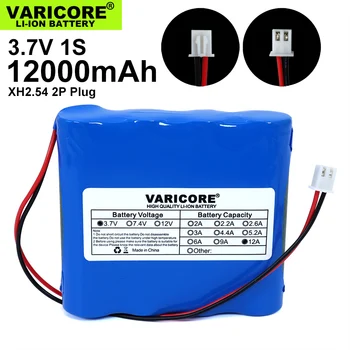 3,7 V/4,2 V 18650 Li-ion baterijo 3000mAh 5200mAh 6000mAh 9000mAh 12000mAh s PCB varstvo IS 2.54 2P Plug