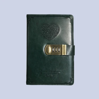 Dnevnik B6 geslo knjigo s ključavnico retro zvezek potovanje šola Dekleta darilo zvezek List Poslovni rokovnik