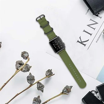 Trak za apple watch 4 5 44 mm 40 mm band 42mm 38 mm Tkani najlon kovinske sponke watchband za iwatch serije 5/4/3/2/1 zapestnica