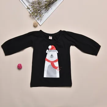 1-6-year-old zunanje trgovine dekle je krilo obleko Božič krilo obleko Božič Snežaka glavo rdeče krilo