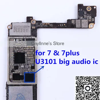 5pcs/veliko U3101 za iphone 7 7plus velik glavni audio codec ic 338S00105 čip CS42L71