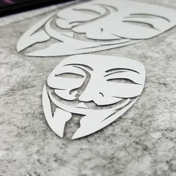 Maska Človek Motocikel Decals Reflektivni Avto Nalepke, Vinilne Nalepke za V maščevanje