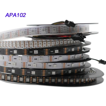5 V,APA102 trakovi,1m/3m/5m 30/60/72/96/144 led/pik/m APA102 Smart led, pixel trakovi ,PODATKOV in URA ločeno IP30/IP65/IP67