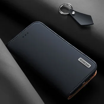Mehko Pravega Usnja Ohišje Za Samsung Galaxy S8 & S8 Plus Padec Varstvo Magnetni Pokrovček Telefona, Denarnice Ohišje Za Samsung S8