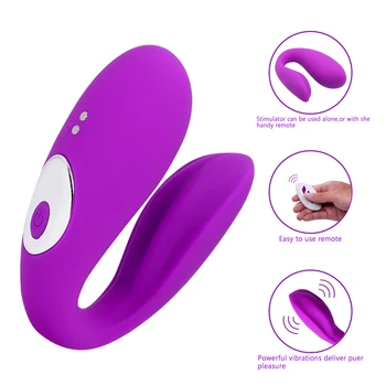 12 Način Vibrator za Nekaj G Spot Spodbujanje U Tip Brezžične Silikonski Vibrator Hlačke Masturbirajo Ženske Vibrator Sex Igrača za Odrasle