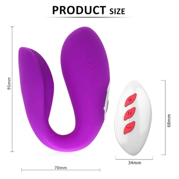 12 Način Vibrator za Nekaj G Spot Spodbujanje U Tip Brezžične Silikonski Vibrator Hlačke Masturbirajo Ženske Vibrator Sex Igrača za Odrasle