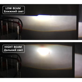 TAOCHIS 2.5 MINI H1 Bi xenon projektor objektiv Masko Pokrov Črne barve Chrome barva WST objektiv s žarnice hitro svetlo balastne
