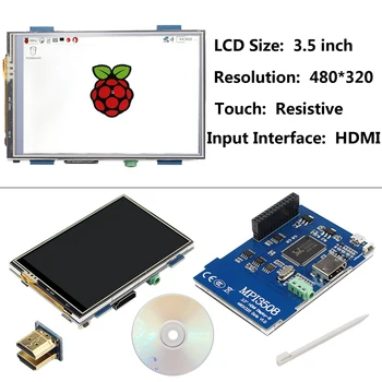Raspberry Pi 4B Zaslon na Dotik 3.5/5/7 palčni LCD-Modul Ohmska/Kapacitivni Zaslon Zaslon na Dotik za Raspberry Pi 3B+/3B