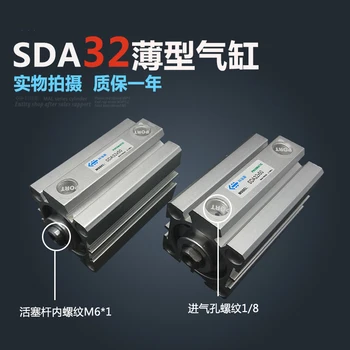 SDA32*40-IH Brezplačna dostava 32mm Premerom 40 mm Hoda Kompakten Jeklenke SDA32X40-OV Dual Action Zraka Pnevmatski Cilinder