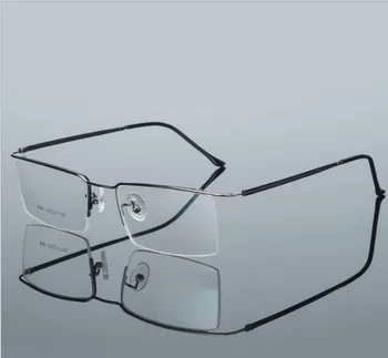 Ultra-lahka, kratkovidnost očala za moške poslovne očal okvir pol-rim recept očala bližini-slabovidne očala enotno vizijo