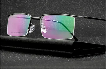 Ultra-lahka, kratkovidnost očala za moške poslovne očal okvir pol-rim recept očala bližini-slabovidne očala enotno vizijo