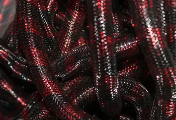 Kovinsko Črna, Rdeča Trak Cyberlox Cevasti Crin Lase Razširitve 60 dvorišče 16 mm