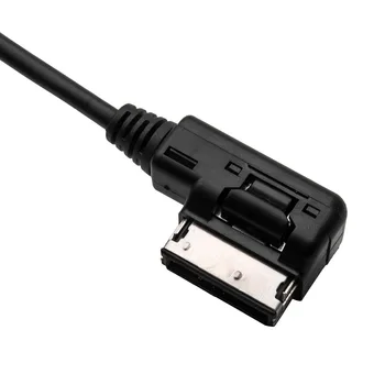 Za USB Audi A3 V5 V7 Adapter Vmesnik AMI MDI AUX Adapter Kabel za Polnjenje Črni barvi Za iphone 5 6 7 8
