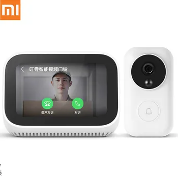 Original Xiaomi AI Obraz, Zaslon na Dotik, Bluetooth 5.0 Zvočniški Digitalni Prikaz Budilka WiFi Smart Povezava z Video zvonec