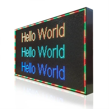 LED Banner Z Barvno Prikazovanje Pomikanjem Sporočilo In Programirljivi LED Znak Za Besedo Oglaševanje zaslonu