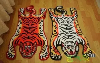 59x100cm Ustvarjalne Tiger Kožo Vzorec Preproga v Dnevni Sobi Preprogo Postelji Mat Antiskid Preproga