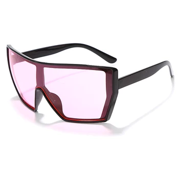 Prevelik Kvadratnih Sončna Očala Ženske 2020 Enem Kosu Sončna Očala Goggle Moških Luksuzne Blagovne Znamke, Modni Očala Vintage Retro Očala