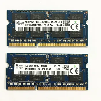 Sk hynix ddr3 ram 4GB 2Rx8 PC3L-12800S--11 1.35 V DDR3 4GB 1600MHz Laptop memory 204pin