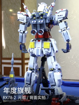 3500PCS Gundam RX78-2 MOC Super Robot Lepinly Tehnika Preoblikovanja Model Stavbe, Bloki, Opeke Igrača za Boy božična Darila