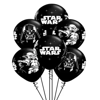 2021 Vroče Prodaje Star Wars Baby Yoda Risank Anime Rojstni Dekoracijo Krog Natisnjeni Latex Balon Otrok Darilo za Rojstni dan