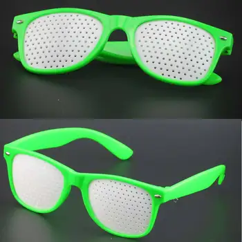Ženske Moški Skrbi za Vid Vid Naravnih Stenopeic Stekla Pin Hole sončna Očala Anti-kratkovidnost Oči Vaja za Izboljšanje Zdravljenja Očala