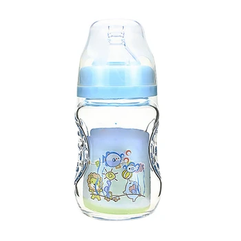 Vroče Novih 150 ML Otroška Risanka Kozarec Mleka Široka Usta Steklenico Soka Steklenice Baby Pijačo Otroka Steklenico Mleka BPA Free