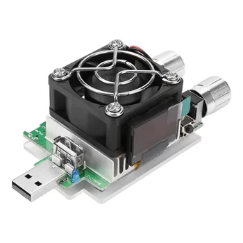 Vroče Prodaje 35W Konstantnim tokom Dvojno Nastavljiv Elektronsko Obremenitev Hitro Napetost USB Tester Voltmeter Staranja Razrešnice Meter