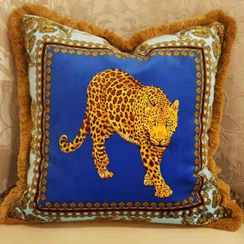 Evropski Stil Luksuzni Tiger, Leopard Živali Vzorec Kavč Dekorativni Vrgel Blazine, Blazine Pokrov Doma Dekor