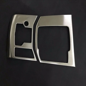 Za Mazda CX-5 2017-2020 KF RHD Avto Notranje Prestavna Plošča Okvir Pokrova Nalepke Trim Menjalnik iz Nerjavečega Jekla Dekoracijo