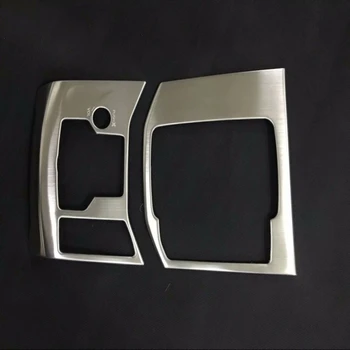 Za Mazda CX-5 2017-2020 KF RHD Avto Notranje Prestavna Plošča Okvir Pokrova Nalepke Trim Menjalnik iz Nerjavečega Jekla Dekoracijo