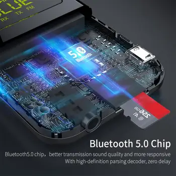 Essager Bluetooth 5.0 Trasmettitore Ricevitore LED Aux Avdio Adattatore prinaša dobička Avdio Sprejemnik USB Adapte Za Avto, TV, PC Zvočnik