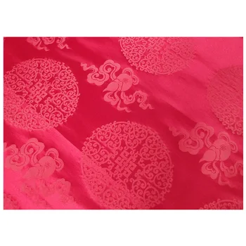 Resnična Svile Jacquardske Brocade Tkanine, tkanine Teksturo Cheongsam Saten Kitajska Starinskem Stilu Kitajskih Oblačil Tibera Haljo/0,5 m