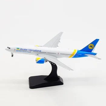 16 cm 1/400 Obsega Boeing 777 Ukrajina airlines trdna letalo z podvozje, kolesa model igrača zrakoplova diecast zlitine letalo Model
