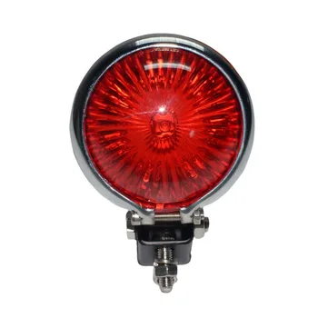 Motorno kolo Rdeče LED Nastavljiva Cafe Racer Slog Stop Zavoro Rep Svetlobe Motocikla Zavore Zadaj Lučka Luč za Chopper Harley
