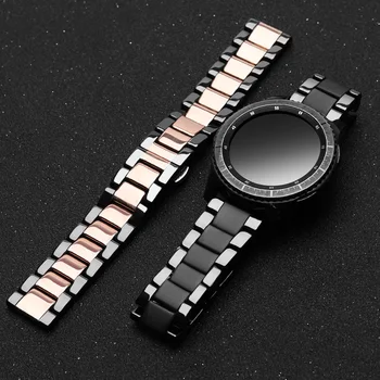 18/20/22 mm keramični watch trak Za Huawei watch GT/watch 2 pro /Samsung Prestavi S3 za Lenovo watch 9 /Galaxy Watch 3 Active2 trak