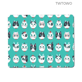 Risanka Mačke Zbirka Non-slip Trajne Gume Mat LOL Igra Talna Obloga Anime Harajuku estetike urad dekoracijo mouse pad