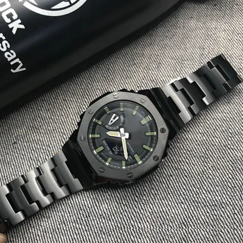 GA2100 Kovinski Watch Trak Ploščo Primeru Spremembe za Casio G-Shock SS-2100/GA2110 Ure Watch Band