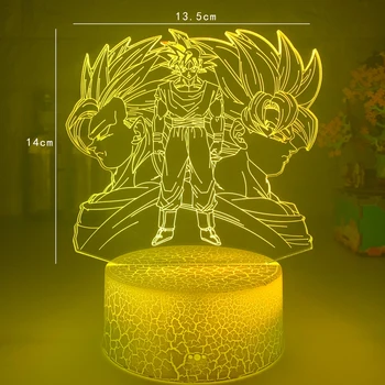 Svetilke Goku Slika neonske znaki za Otroka, Spalnica Dekor Nočna Kul Otroci Darilo za Rojstni dan Anime Luči Pripomoček Tovarne Dropshipping