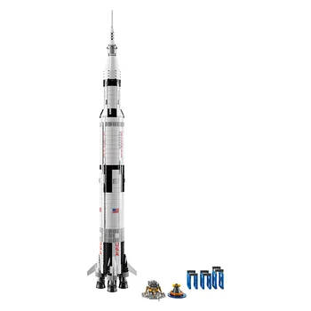 IDEJE 114 CM Visoko 3073PCS Prostor Apollo Saturn-V Začetek Centralni Stolp ZA 21309 Fit Tehnika Stavba kit Božično Darilo