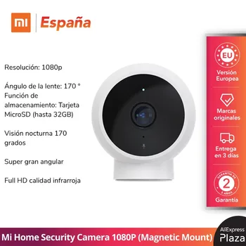Mi Home Security Kamera 1080P Smart (Montaje magnético) 170° Wi-Fi 10m Micrófono de visión nocturna Altavoz inalámbrico