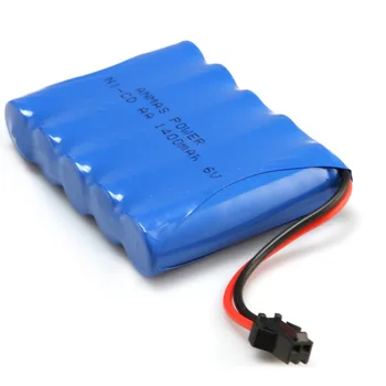 1 paket Anmas Moč 1400mAh 6V AA Baterije, NI-CD Kupi Rechargeables AA Nicd Baterije SM Priključek