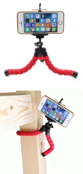 10pcs/veliko Mini Goba Hobotnica Stojalo z Mobilnim Telefonom Posnetek za iPhone, Samsung Xiaomi Huawei Mobilni Telefon, Pametni telefon za Kamero