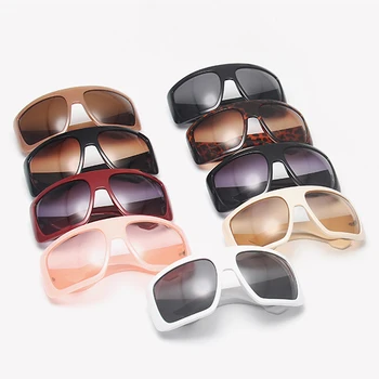 LongKeeper Prevelik Kvadratnih Sončna Očala Ženske Črn Kos Velik Okvir Sončna Očala Moških Luksuzne Blagovne Znamke Letnik Gradient Očala