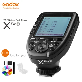 GODOX XPro-C E-TTL ZA 2,4 G Brezžični High Speed Sync 1/8000s X sistema za Visoke hitrosti Flash Povod Za Canon EOS Fotoaparate