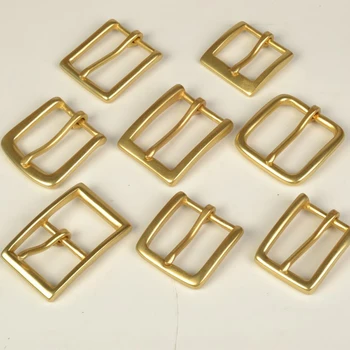 DIY usnje craft ženske moški trdni brass pasu pin sponke 5pcs/veliko