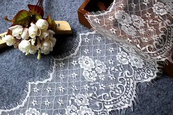 Trepalnic bud svilena preja cvet čipke tkanine DIY poročno obleko čipke trim tančico dom dekoracija dodatna oprema