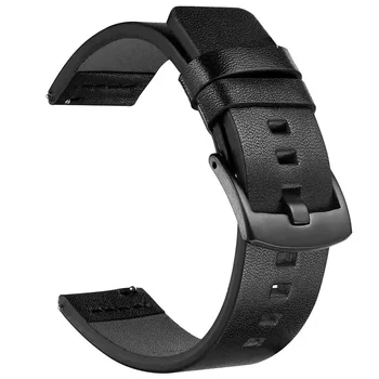 20 mm Usnje pasu za Samsung Galaxy watch Aktivno 42mm Prestavi Šport S2 quick fit zapestnica trak za Huami Amazfit bip/Garmin 645